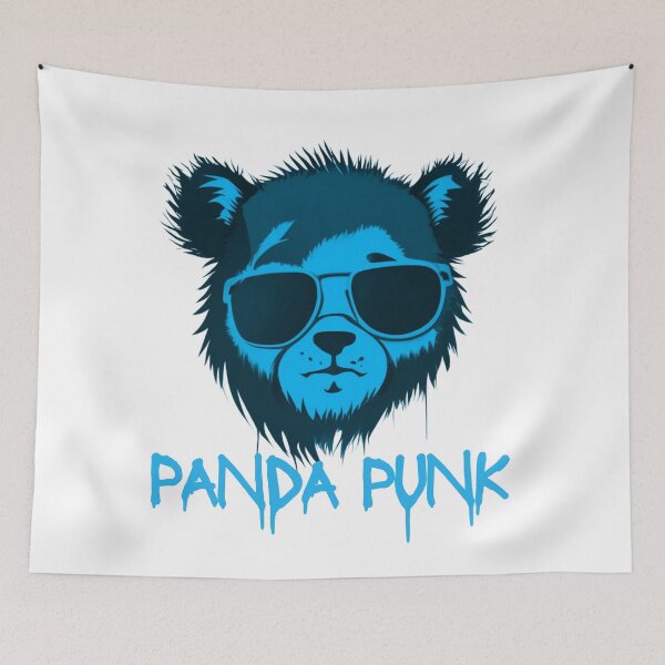 Item preview, Blue Panda Punk designed and sold by pUNKnown.