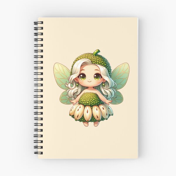 Item preview, Jackfruit Fairy with Green Wings Cute Anime Manga Girl Tropical Fruits Exotic Nature designed and sold by Annika Shurafa.