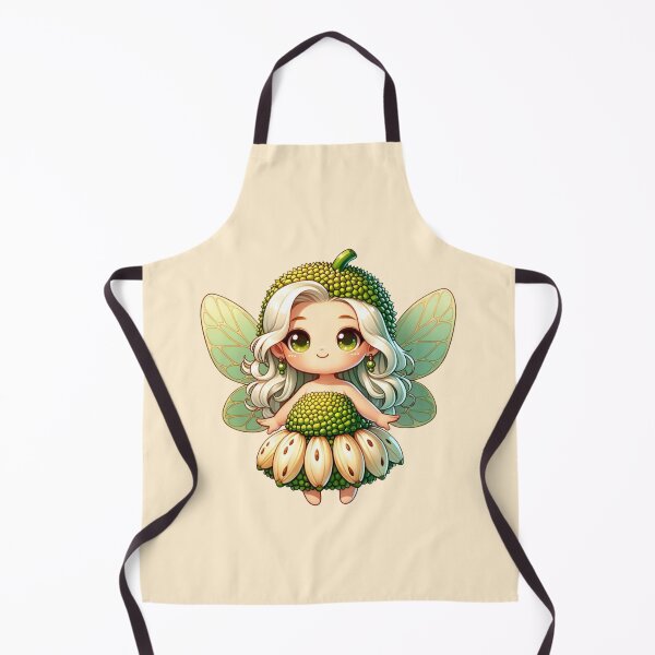 Item preview, Jackfruit Fairy with Green Wings Cute Anime Manga Girl Tropical Fruits Exotic Nature designed and sold by Annika Shurafa.