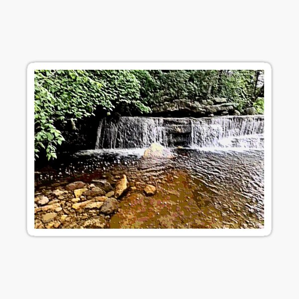 Item preview, Waterfalls in Upperstate New York Mountains Art designed and sold by kristalcurt.