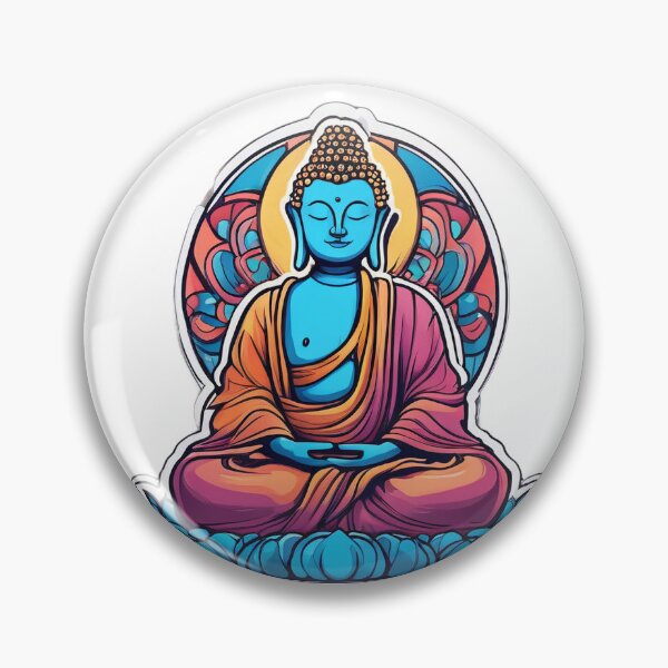Item preview, Tiny painted Buddha  designed and sold by JIGUWORLD.
