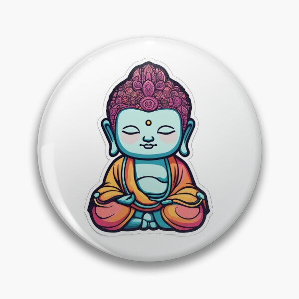 Item preview, Tiny painted Buddha  designed and sold by JIGUWORLD.