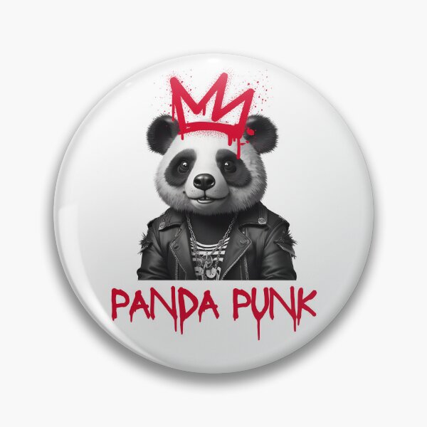 Item preview, Panda Punk King designed and sold by pUNKnown.