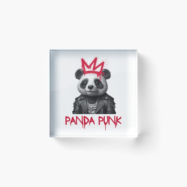Item preview, Panda Punk King designed and sold by pUNKnown.