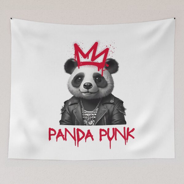 Item preview, Panda Punk King designed and sold by pUNKnown.