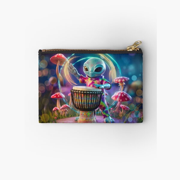 Item preview, ALIEN DJEMBE DRUMMER Music Festival Tribal Spaced Out of this World Trippy Percussion Pal Drum Circle HAND Drum Celebration Psychedelic Art designed and sold by BadassBazaar.