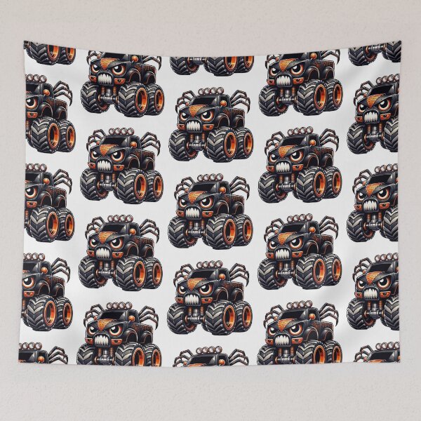 Item preview, Kawaii Spider Monster Truck designed and sold by Redblackman.