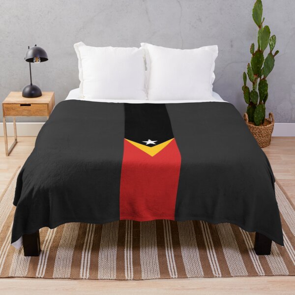 Item preview, East Timor Stripe Flag designed and sold by Candie-Shop.