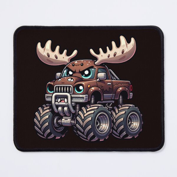 Item preview, Kawaii Moose Monster Truck designed and sold by Redblackman.