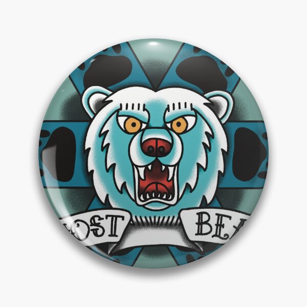 Item preview,  BattleTech Ghost Bear American Traditional Tattoo designed and sold by AnarchyDowns.
