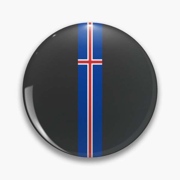 Item preview, Iceland Stripe Flag designed and sold by Candie-Shop.