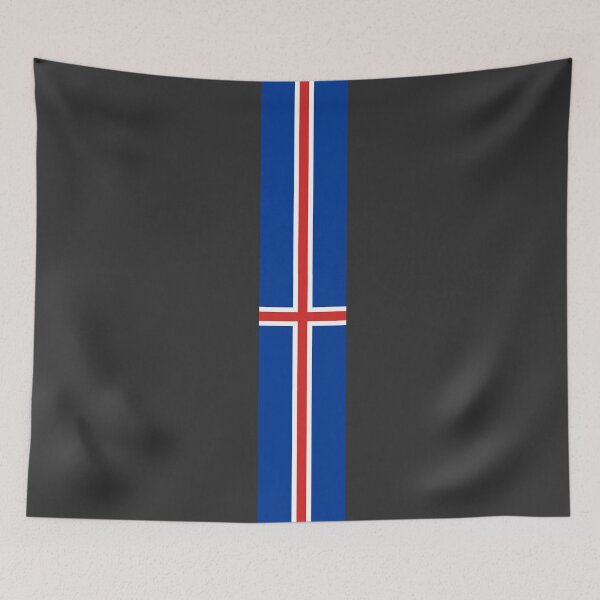 Item preview, Iceland Stripe Flag designed and sold by Candie-Shop.