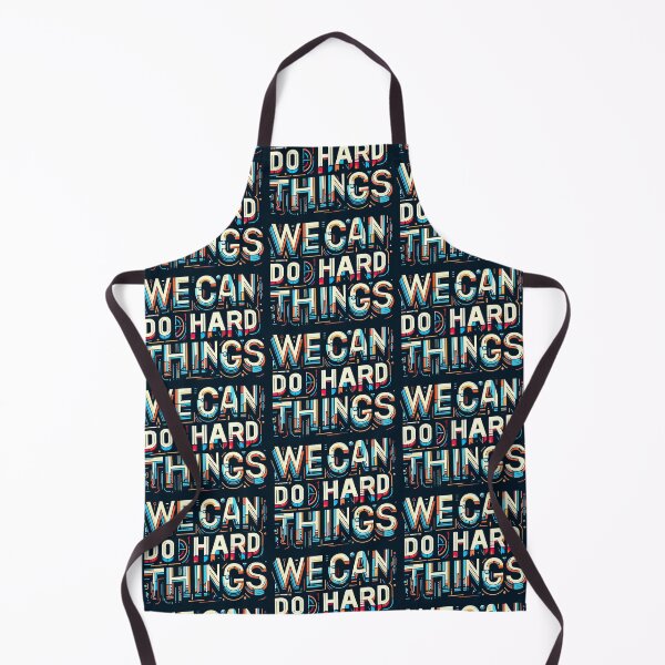 Item preview, We Can Do Hard Things, typography designed and sold by maxmaj.