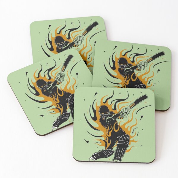 Item preview, Cricket Firestorm: Blazing Batsman Design designed and sold by Masi Ullah.