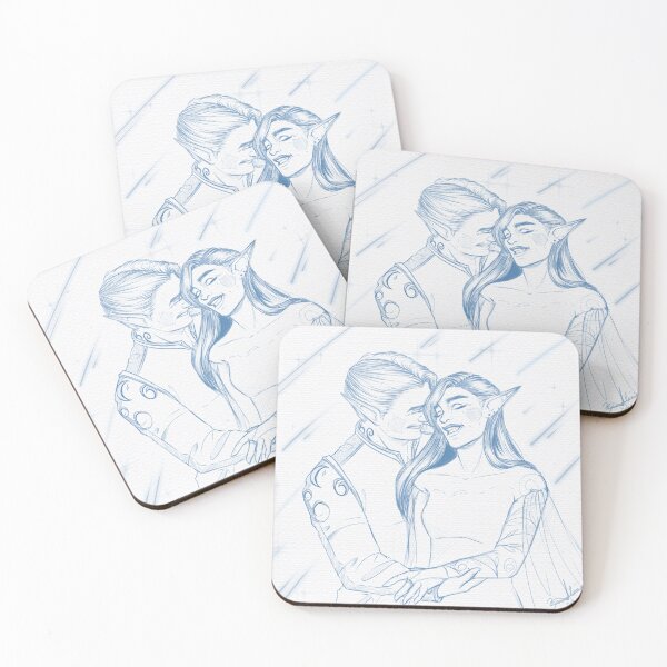 Artikelvorschau, Feyre und Rhys bei Star Fall – Fanart entworfen und verkauft von Bruna Aléxia Vieira.