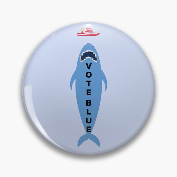 Item preview, Vote Blue Shark Attacking a Red Boat designed and sold by worldways.