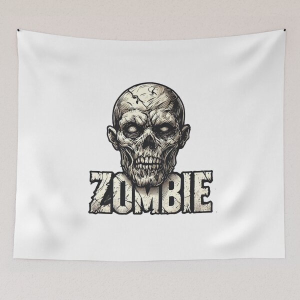 Item preview, Zombie Invasion: Haunting Illustration designed and sold by ArtistryTouch.