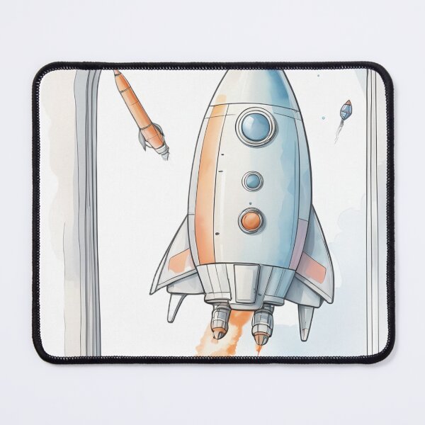 Item preview, Out the Window : Whimsical Rocket Dreams designed and sold by jubileejungle.