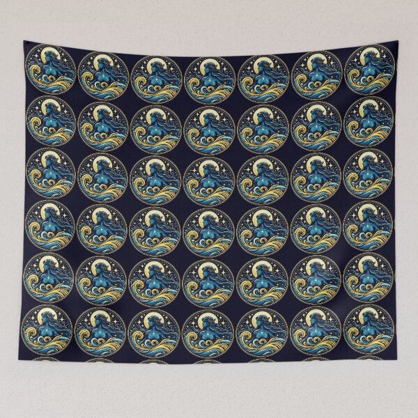 Item preview, Aquarius Zodiac designed and sold by Catherine Harrison.