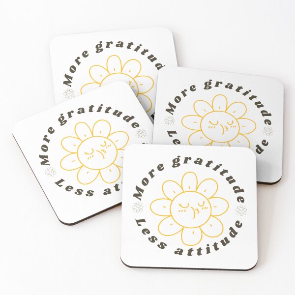 Item preview, More Gratitude, Less Attitude Only designed and sold by foryourjoy.