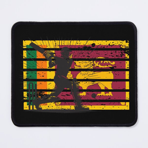 Item preview, Cricket Batsman Against Sri Lanka Flag designed and sold by SportsT-Shirts.