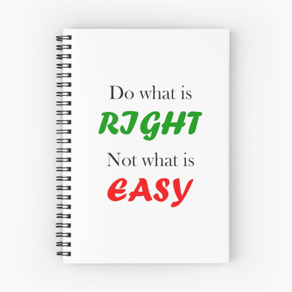 Item preview, Do what is RIGHT Not what is EASY designed and sold by AhMath.