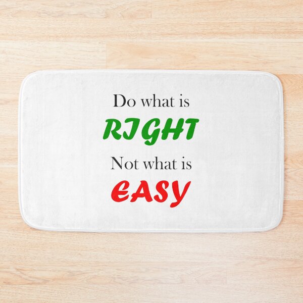 Item preview, Do what is RIGHT Not what is EASY designed and sold by AhMath.