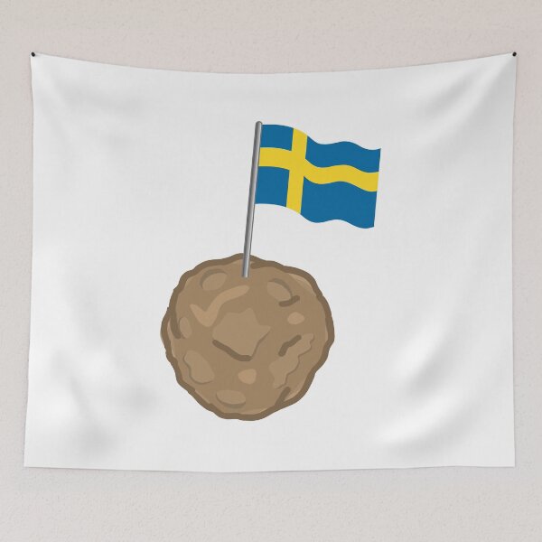 Item preview, ikea swedish meatballs sweden meme Sverige söt klistermärke designed and sold by ShopMaggieRose.