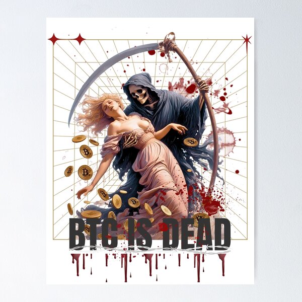 Item preview, Bitcoin is dead,Btc Angel,BTC,Bitcoin,Bitcoin Art,Angel,reaper btc designed and sold by 1SINGHA.