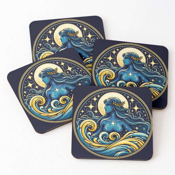 Item preview, Aquarius Zodiac designed and sold by Catherine Harrison.
