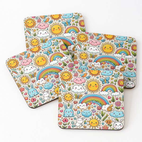 Item preview, Cartoon doodles pattern designed and sold by FLATVAC STICKER.