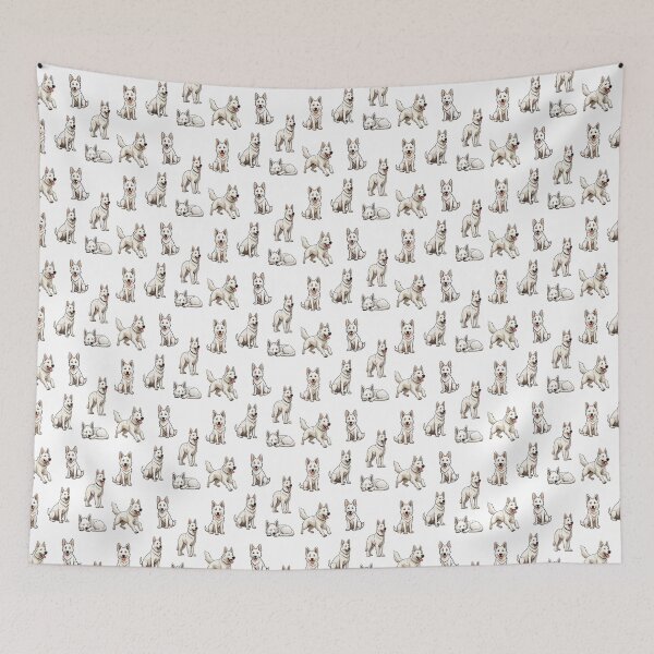 Item preview, Cute American White Shepherd Puppies designed and sold by TheAnimalZ00.