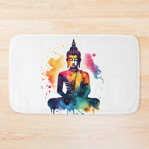 Item preview, Vibrant Watercolor Tiny Buddha Meditation designed and sold by Taans-Creation.