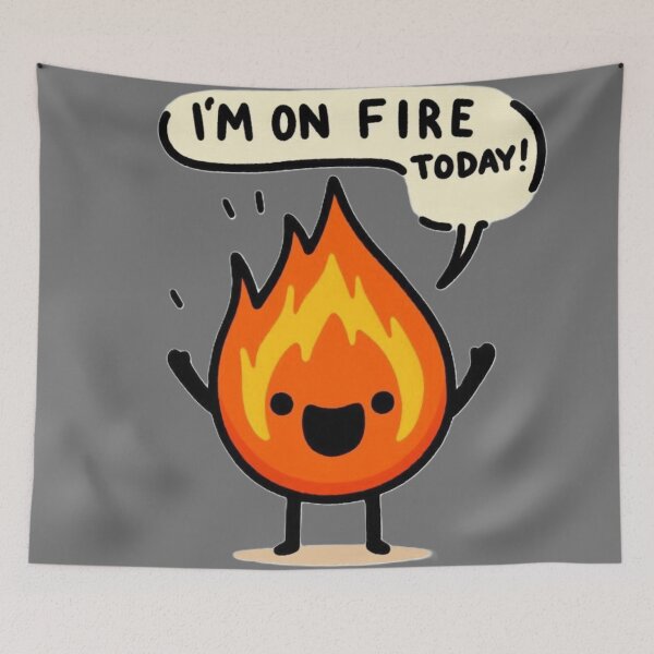 Item preview, I'm On Fire! designed and sold by DronzaX.