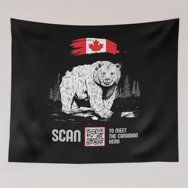 Item preview, Grizzly (for black nd dark colors only). Interactive collection with Augmented Reality designed and sold by Faushteyn.