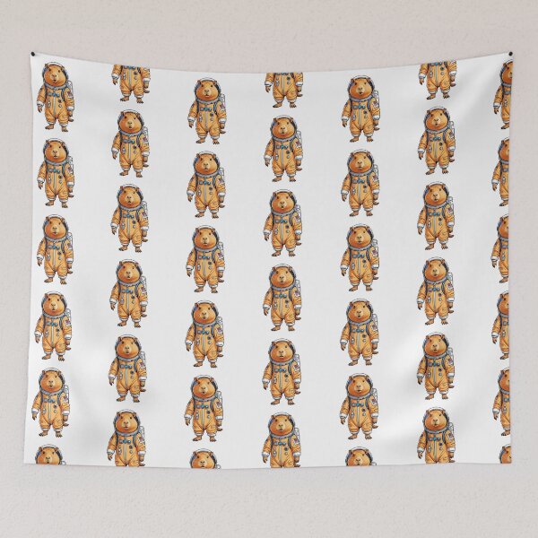 Item preview, Capybara Astronaut designed and sold by TheAnimalZ00.