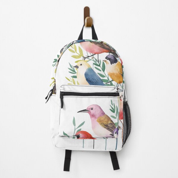 Item preview, Watercolor Songbirds on Blossoming Branches designed and sold by jubileejungle.