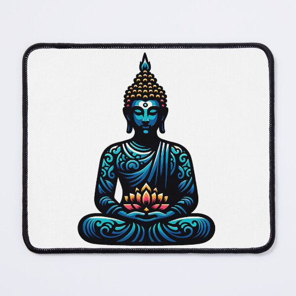 Item preview, Tribal Lotus Tiny Buddha designed and sold by Taans-Creation.