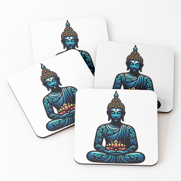 Item preview, Tribal Lotus Tiny Buddha designed and sold by Taans-Creation.