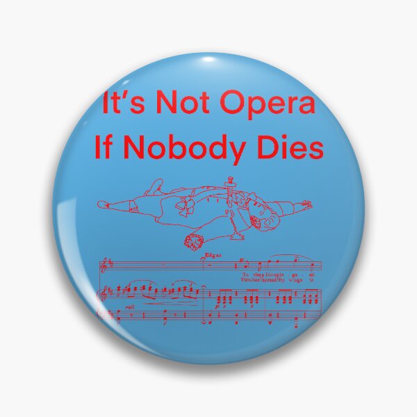 Item preview, It’s Not Opera 2 red writing designed and sold by ClaireBillson.
