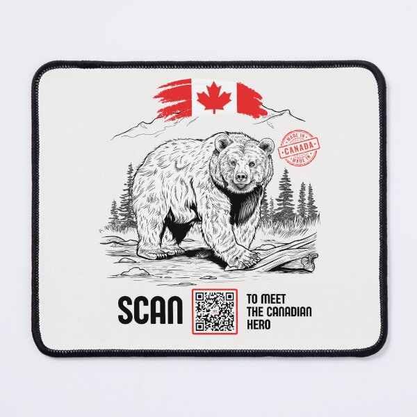 Item preview, Interactive AR Grizzly (for white or light shades only). Interactive collection with Augmented Reality designed and sold by Faushteyn.
