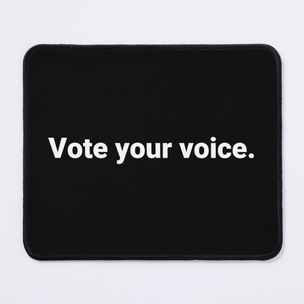 Item preview, Vote your voice. designed and sold by Text-based T-Shirts and Gifts.
