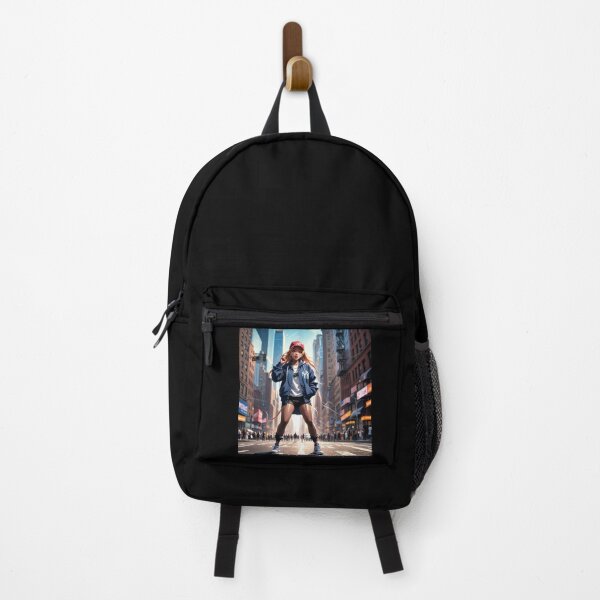 Item preview, Rapper girl New York Times Square designed and sold by Artbellachi.