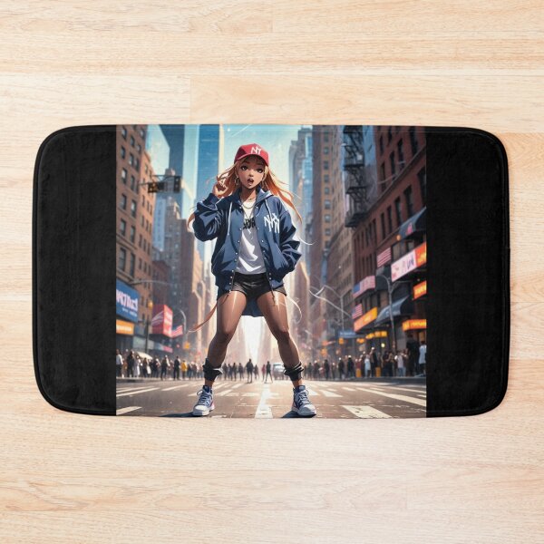 Item preview, Rapper girl New York Times Square designed and sold by Artbellachi.