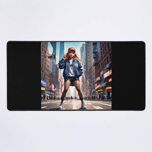 Item preview, Rapper girl New York Times Square designed and sold by Artbellachi.