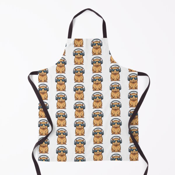 Item preview, Cool Capybara Wearing Headphones designed and sold by TheAnimalZ00.