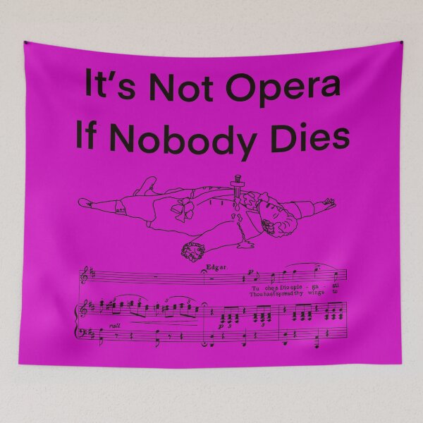 Item preview, It’s Not Opera 2 black writing designed and sold by ClaireBillson.