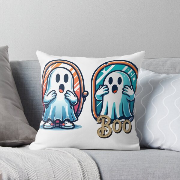 Item preview, Spooked Ghost Cartoon designed and sold by JesNoh.