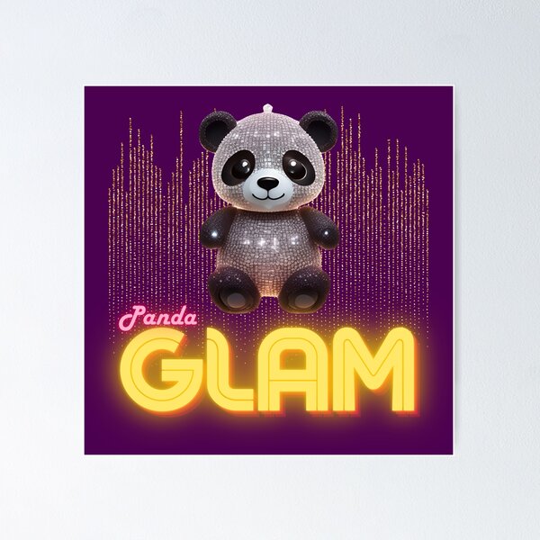 Item preview, Panda Glam designed and sold by pUNKnown.