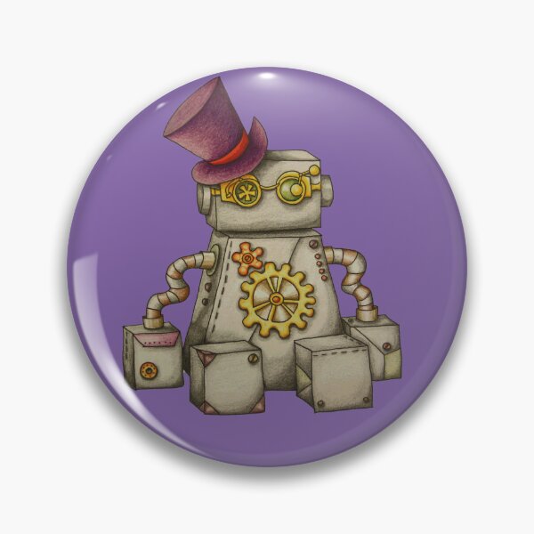 Item preview, Cogsworth the Dapper Automaton - Steampunk Retro Futuristic Robot designed and sold by ILoveTheQuirky.